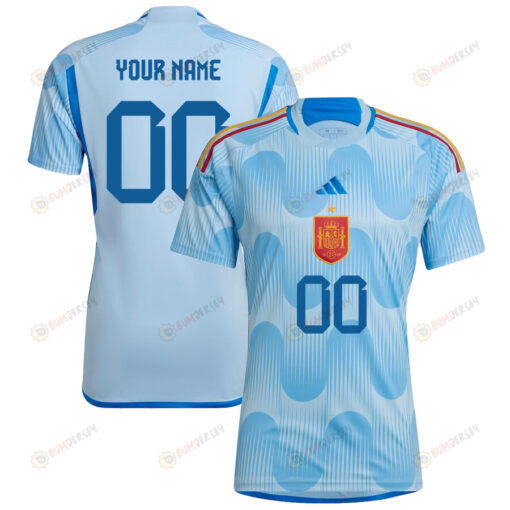 Spain 1 Star Women's National Team 2023-24 World Cup Custom Away WOMEN Jersey