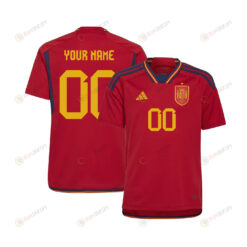 Spain 1 Star Women's National Team 2023-24 World Cup Custom Home Jersey