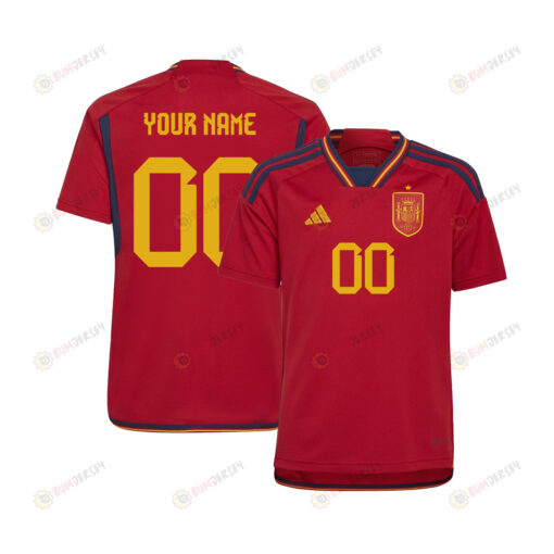 Spain 1 Star Women's National Team 2023-24 World Cup Custom Home Jersey