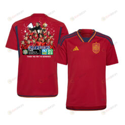 Spain Women's National Team 2023-24 World Cup CHAMPIONS Home YOUTH Jersey - Red