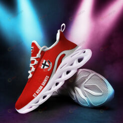 St Kilda Saints Logo Pattern 3D Max Soul Sneaker Shoes In Red