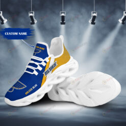 St Louis Blues Logo Pattern Custom Name 3D Max Soul Sneaker Shoes