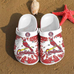 St Louis Cardinals Crocs Classic Clogs Shoes In Red White - AOP Clog