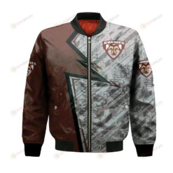 St. Bonaventure Bonnies Bomber Jacket 3D Printed Abstract Pattern Sport