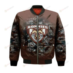 St. Bonaventure Bonnies Bomber Jacket 3D Printed Camouflage Vintage