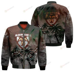 St. Bonaventure Bonnies Bomber Jacket 3D Printed Coconut Tree Tropical Grunge