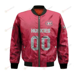 St. Cloud State Huskies Bomber Jacket 3D Printed Team Logo Custom Text And Number