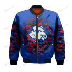 St. Francis Brooklyn Terriers Bomber Jacket 3D Printed Camouflage Vintage