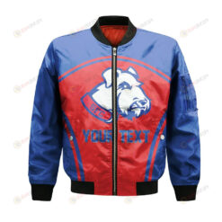 St. Francis Brooklyn Terriers Bomber Jacket 3D Printed Custom Text And Number Curve Style Sport