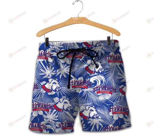 St. Francis Brooklyn Terriers Men Shorts Tropical Seamless