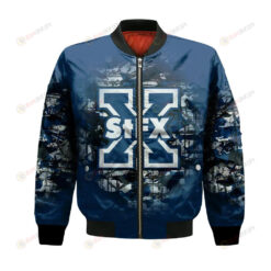 St. Francis Xavier X-Men Bomber Jacket 3D Printed Camouflage Vintage