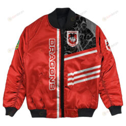 St. George Illawarra Dragons Bomber Jacket 3D Printed Personalized Rugby For Fan