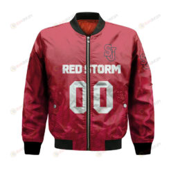 St. John?? Red Storm Bomber Jacket 3D Printed Team Logo Custom Text And Number