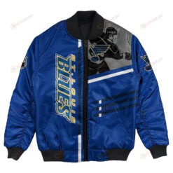 St. Louis Blues Bomber Jacket 3D Printed Personalized Hockey For Fan