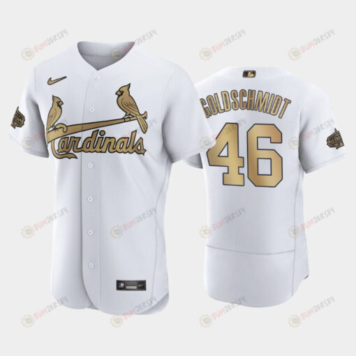 St. Louis Cardinals 46 Paul Goldschmidt 2022 All-Star Game White Jersey