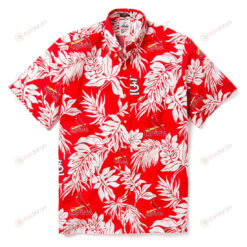 St. Louis Cardinals Aloha Hawaiian Shirt Beach Short Sleeve In Red