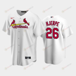 St. Louis Cardinals Cooper Hjerpe 26 2022-23 Draft White Home Jersey