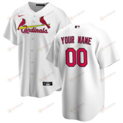 St. Louis Cardinals Home Custom Men Jersey - White