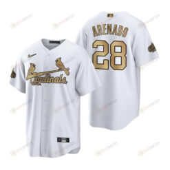 St. Louis Cardinals Nolan Arenado White 2022-23 All-Star Game Jersey