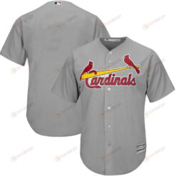 St. Louis Cardinals Official Cool Base Jersey - Gray