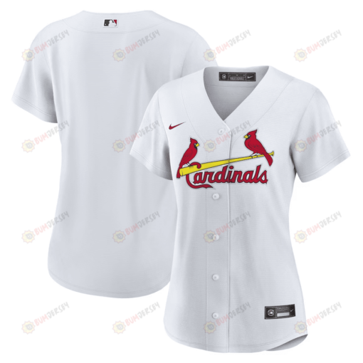 St. Louis Cardinals Women Home Jersey - White