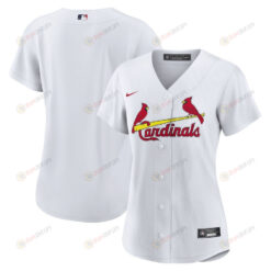 St. Louis Cardinals Women's Home Blank Jersey - White