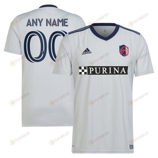 St. Louis City SC 2023 The Spirit Kit Men Custom Jersey - Gray