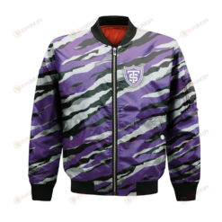 St. Thomas Tommies Bomber Jacket 3D Printed Sport Style Team Logo Pattern