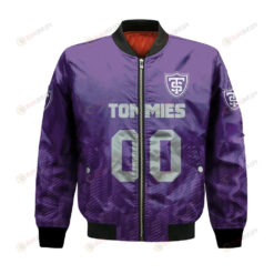 St. Thomas Tommies Bomber Jacket 3D Printed Team Logo Custom Text And Number