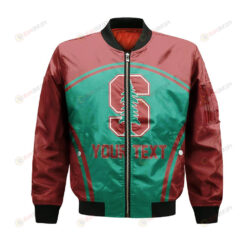 Stanford Cardinal Bomber Jacket 3D Printed Custom Text And Number Curve Style Sport