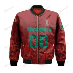 Stanford Cardinal Bomber Jacket 3D Printed Team Logo Custom Text And Number