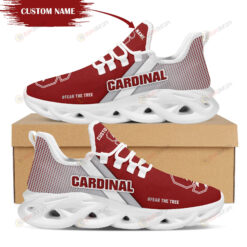 Stanford Cardinal Logo Custom Name Pattern 3D Max Soul Sneaker Shoes