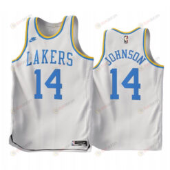 Stanley Johnson 14 Los Angeles Lakers 2022-23 Classic Edition White Jersey - Men Jersey