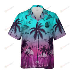Star Wars Objects Tree Floral Hawaiian Shirt Short Sleeve