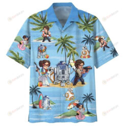 Star Wars Summer Time Hawaiian Shirt Short Sleeve