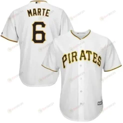 Starling Marte Pittsburgh Pirates Cool Base Player Jersey - White