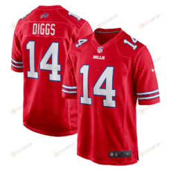 Stefon Diggs 14 Buffalo Bills Alternate Men's Jersey - Red
