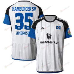 Stephan Ambrosius 35 Hamburger SV 2023-24 Home Men Jersey - White