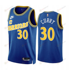 Stephen Curry 2022-23 Golden State Warriors Royal 30 Classic Edition Jersey - Men Jersey