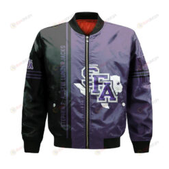 Stephen F. Austin Lumberjacks Bomber Jacket 3D Printed Half Style