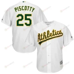 Stephen Piscotty Oakland Athletics Cool Base Player Jersey - White