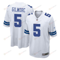 Stephon Gilmore 5 Dallas Cowboys Game Men Jersey - White