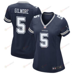 Stephon Gilmore 5 Dallas Cowboys Game Women Jersey - Navy