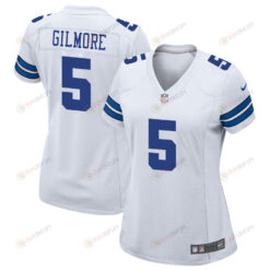 Stephon Gilmore 5 Dallas Cowboys Game Women Jersey - White