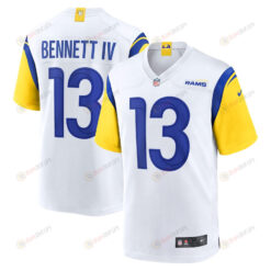 Stetson Bennett 13 Los Angeles Rams Game Men Jersey - White