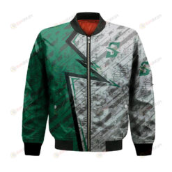 Stetson Hatters Bomber Jacket 3D Printed Abstract Pattern Sport