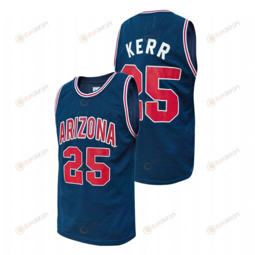 Steve Kerr 25 Arizona Wildcats Alumni Basketball Men Jersey - Navy