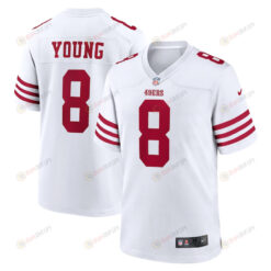 Steve Young 8 San Francisco 49ers Retired Player Game Jersey - White