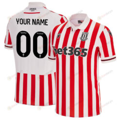 Stoke City FC 2023/24 Home Custom Men Jersey - White Red