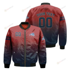 Stony Brook Seawolves Fadded Bomber Jacket 3D Printed